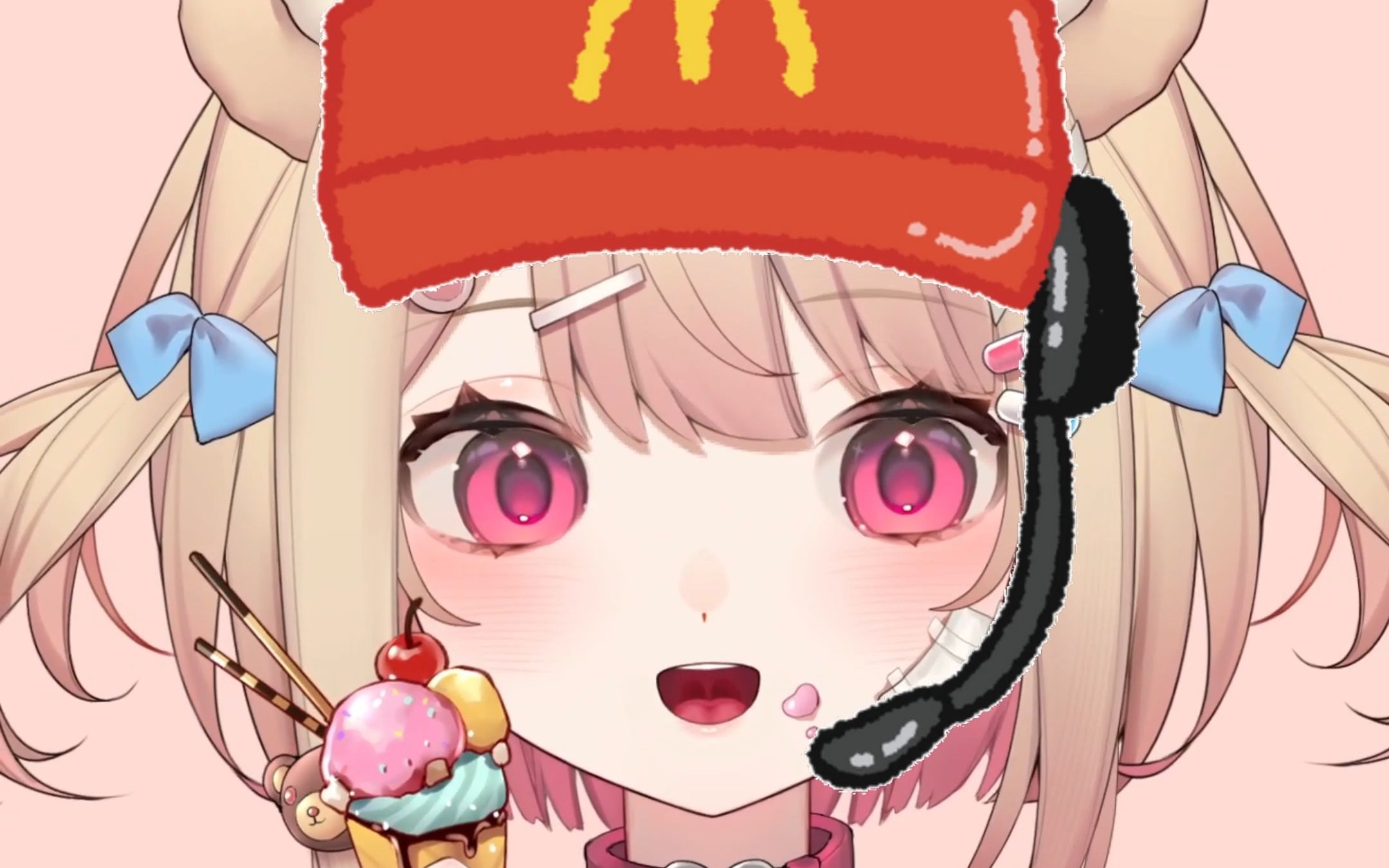 93麦当劳甜品站店员竭诚为您服务90