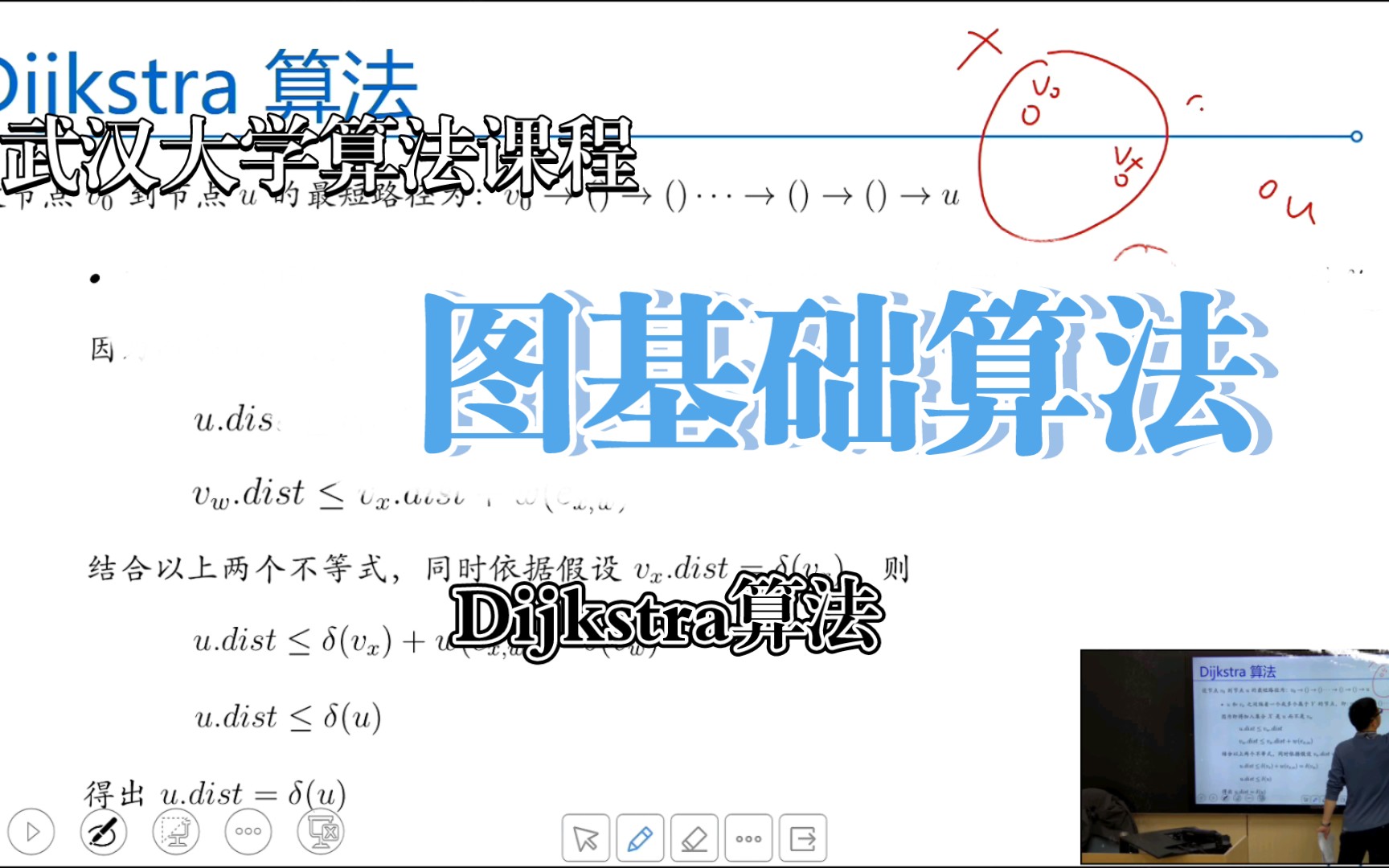 7.4 图基础算法之Dijkstra算法哔哩哔哩bilibili