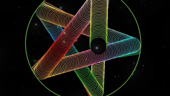 球画了个星星，逐渐加速，直到崩溃。