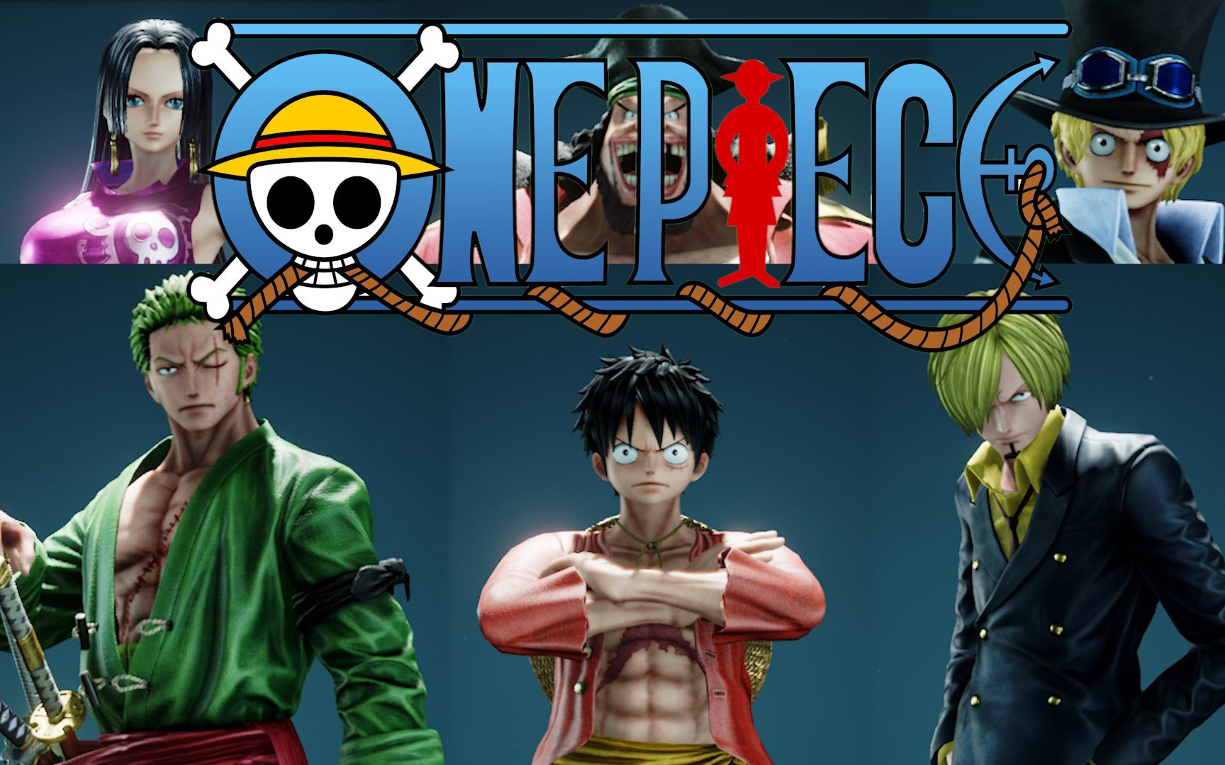 jump大乱斗全角色(含dlc)技能演示 海贼王篇