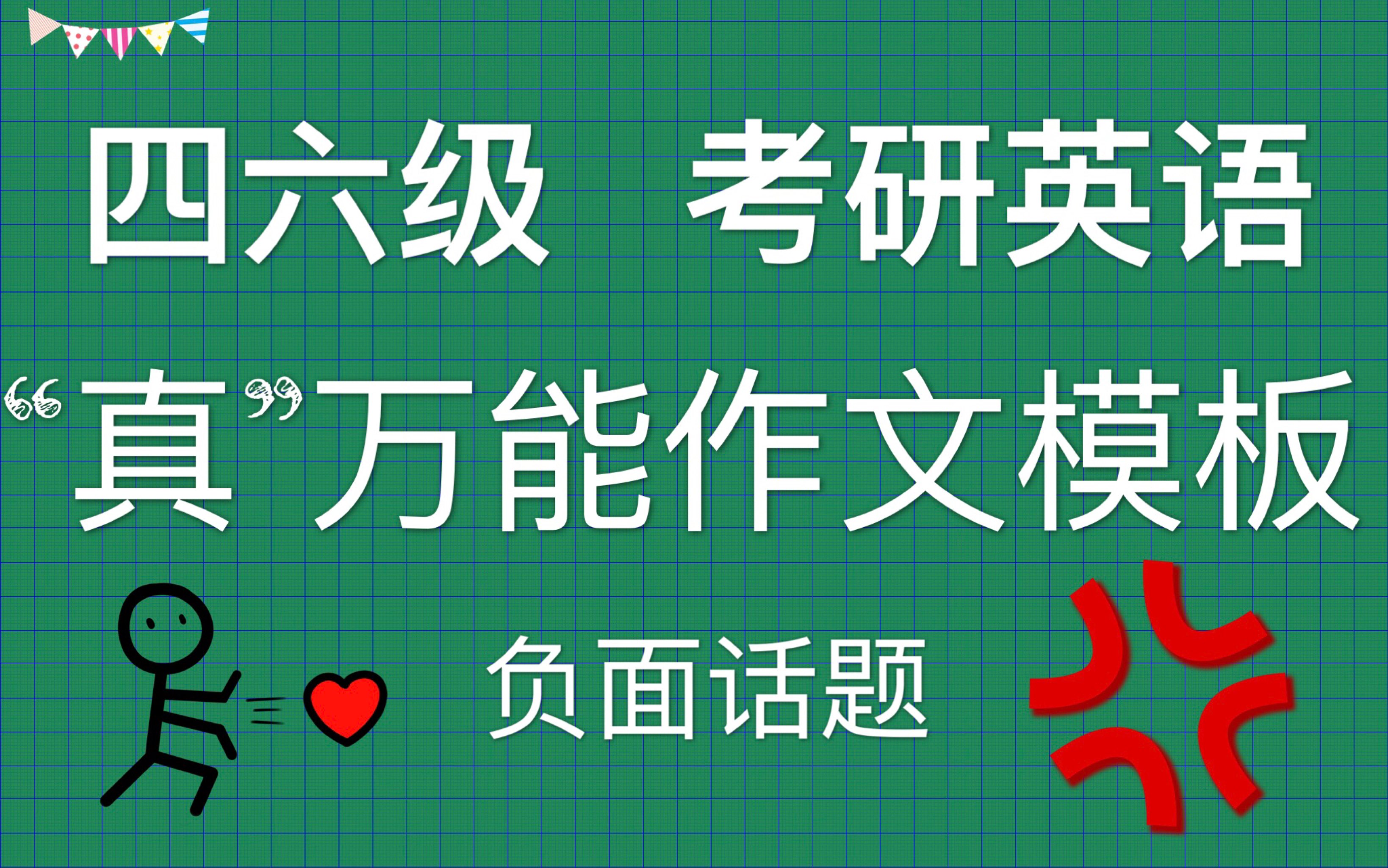 四六级考研英语作文,负面话题模板,看过的都过啦哔哩哔哩bilibili