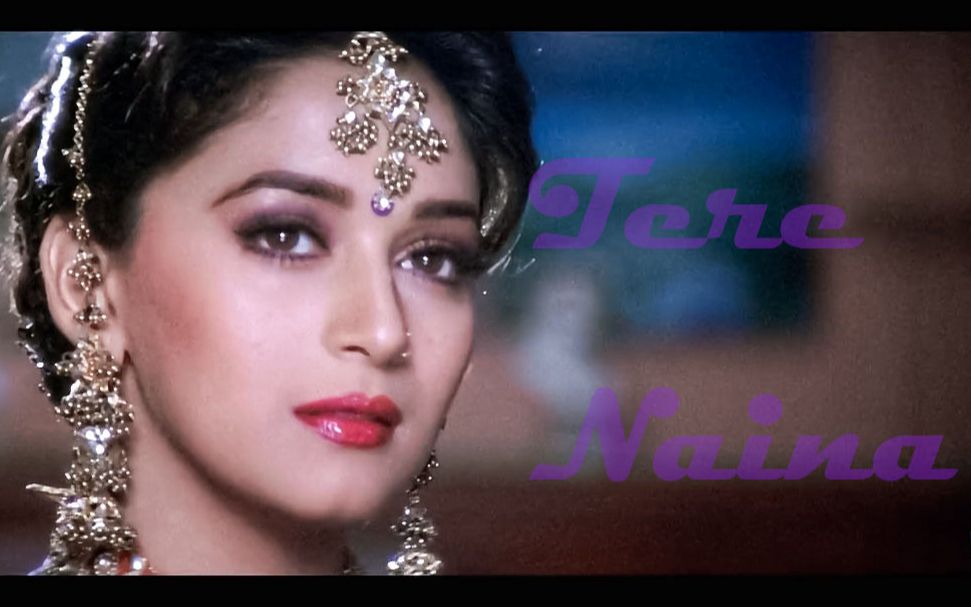 [图]印度舞神Madhuri Dixit 生贺混剪 Tere Naina