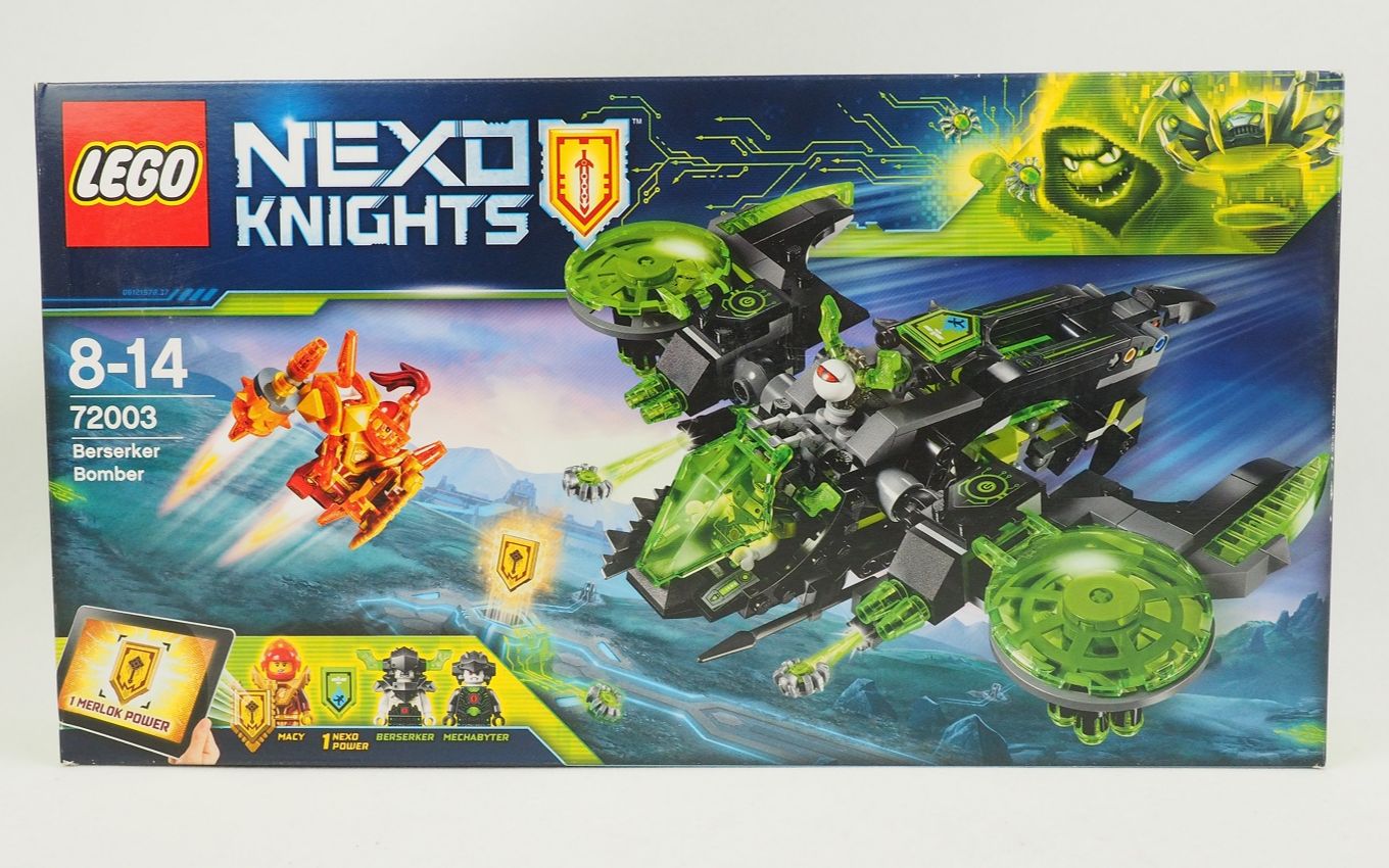 乐高搭建乐高未来骑士团72003狂战士轰炸机评测