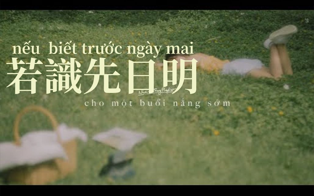 [图][伪粤语对译] 越南语歌：若识先日明（Nếu Biết Trước Ngày Mai）