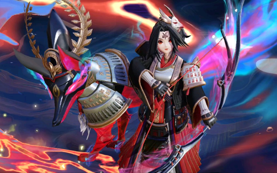 【决战平安京】皮肤鉴赏:御馔津·赤乌祓厄