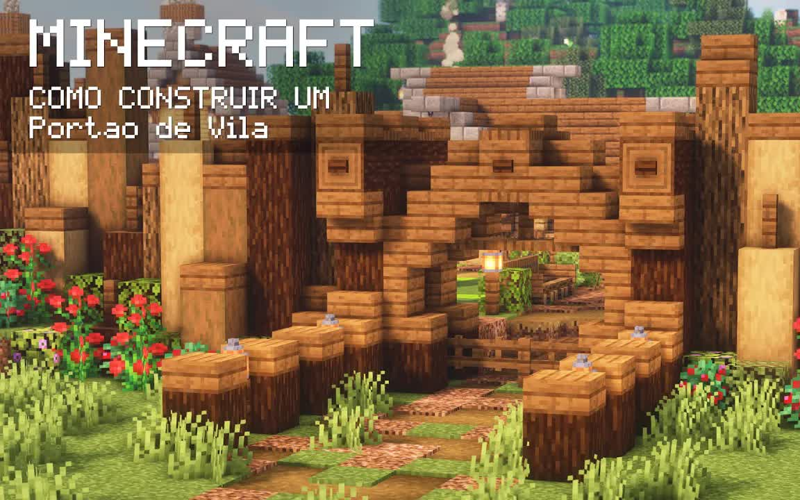 [图]【Minecraft建筑教程】如何建造中世纪村庄大门