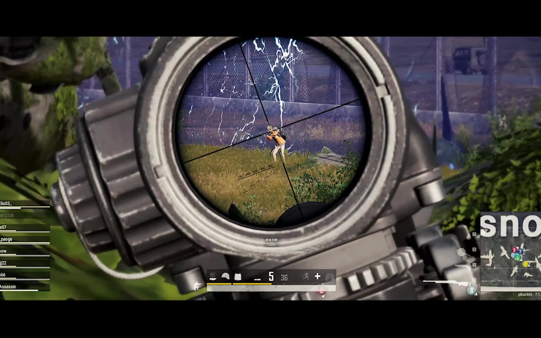 活动作品中门对狙