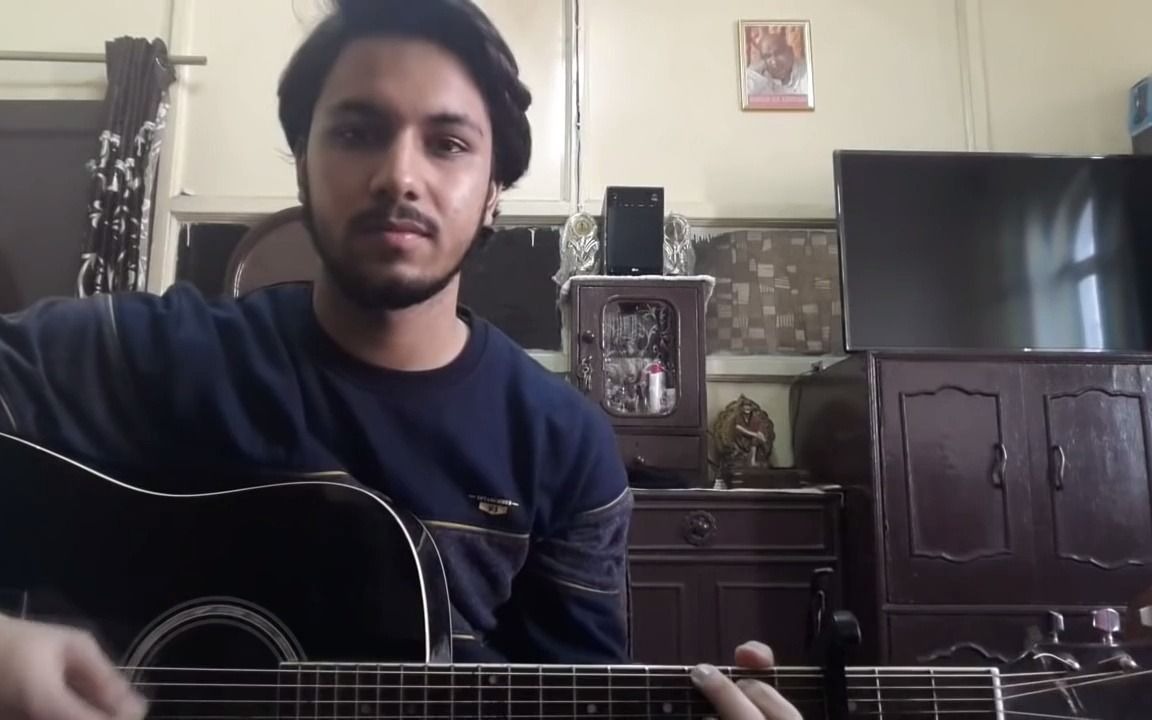 [图]Channa Mereya (Unplugged - Arijit Singh) _ Cover by Shubham Singh(印度帅哥情歌弹唱)