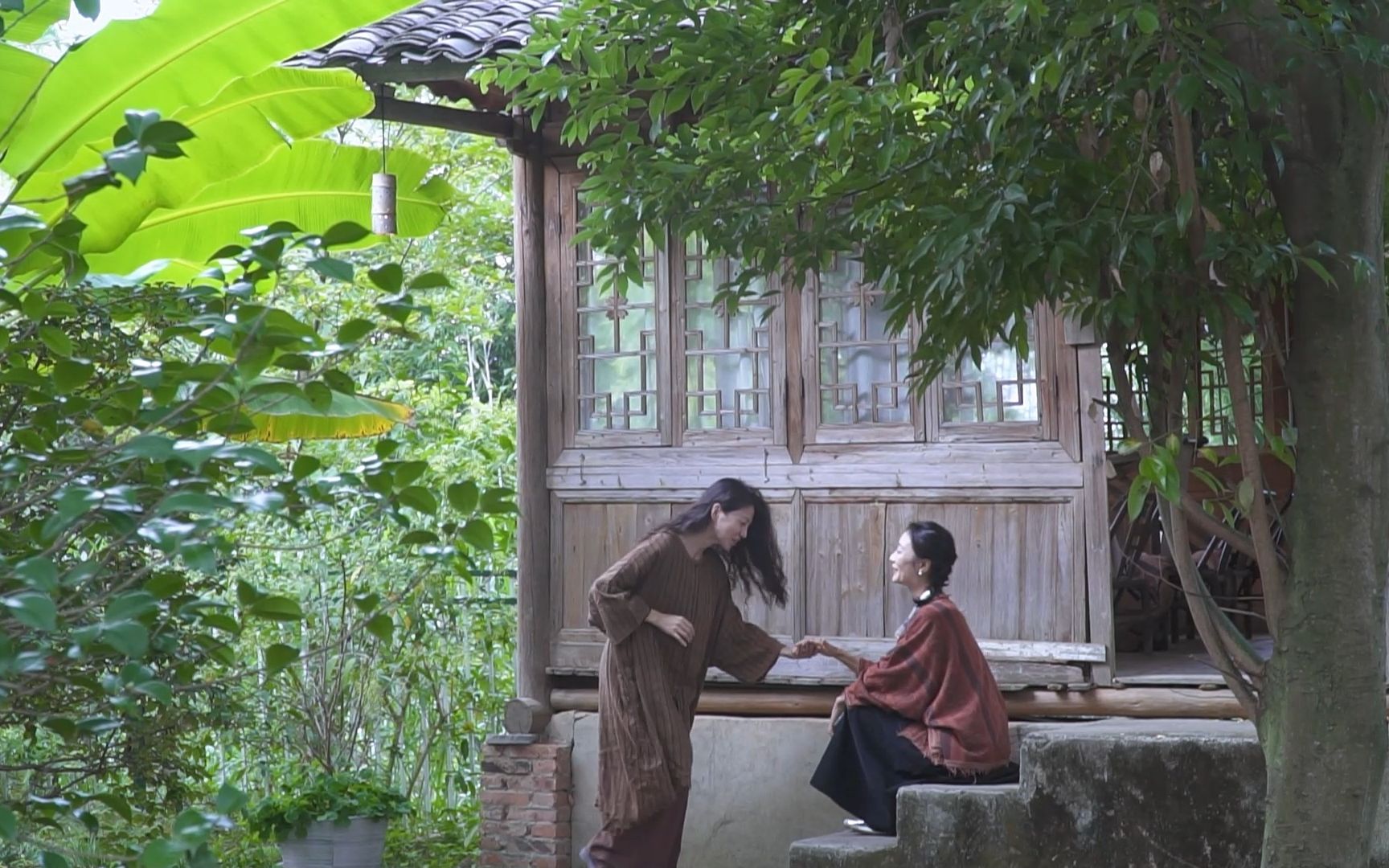 小院时光,慵懒的午后,慵懒的穿着.