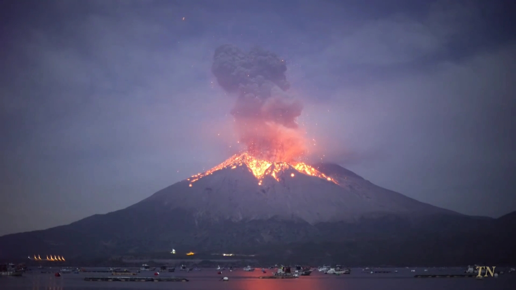 火山喷发(高清)哔哩哔哩bilibili