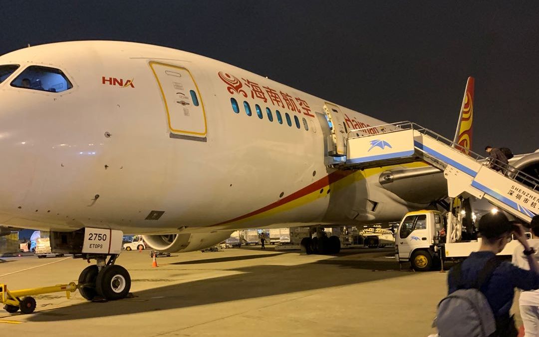 海南航空b787-8经济舱飞行体验(深圳→温哥华)