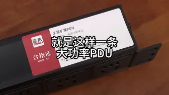 Download Video: 就是这样一条大功率PDU