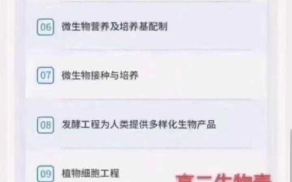 2023暑秋+2024寒春高二生物课程哔哩哔哩bilibili