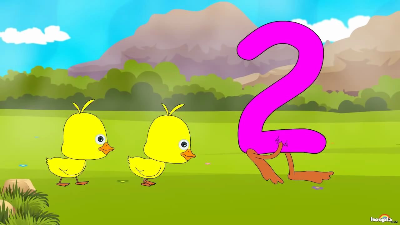 [图]Five Little Ducks Nursery Rhyme五只鸭子歌舞，经典倒数歌曲，超赞