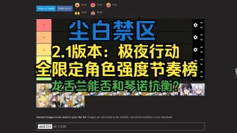 Download Video: 【尘白禁区】2.1版本强度节奏榜 龙舌兰能否和琴诺抗衡攻略教程