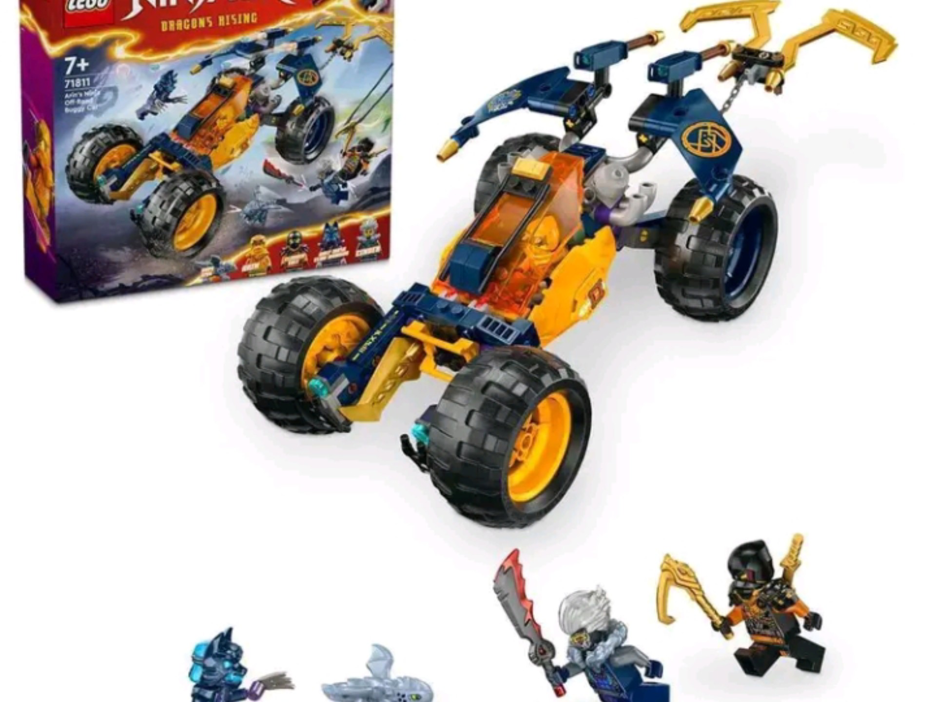 乐高幻影忍者71811阿林的越野战车,测评,很坑的一款套组