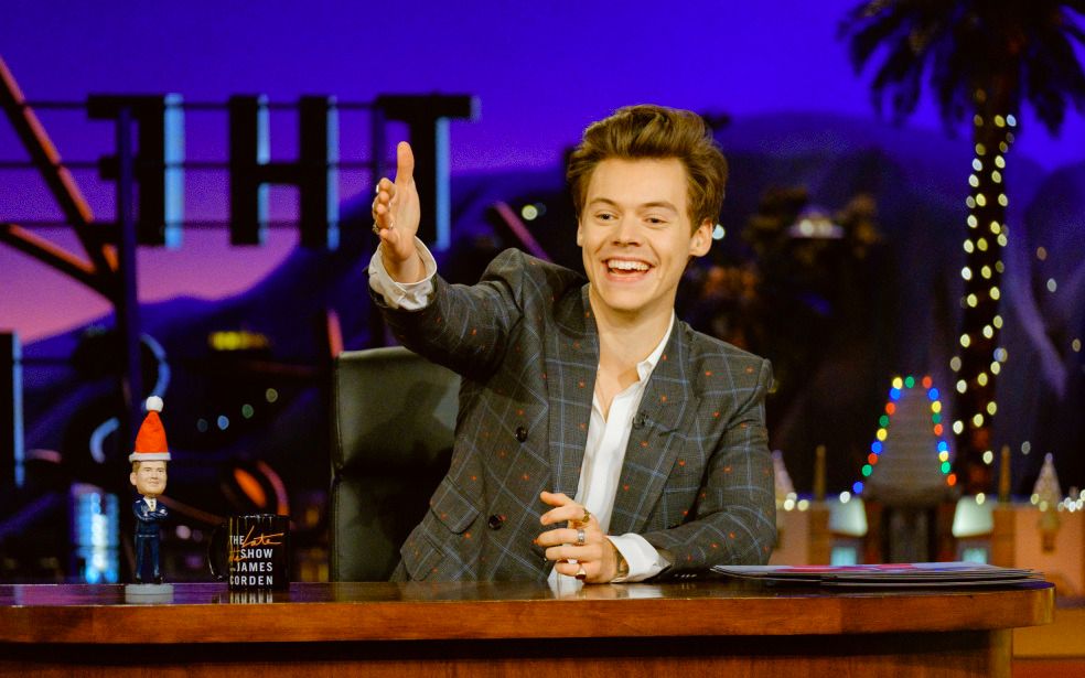 13 harry styles - late late show 代班主持