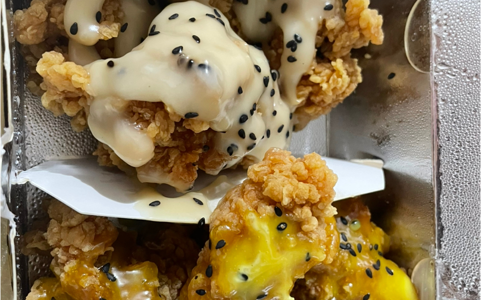 韩式炸鸡(奶香芝士&蜂蜜芥末)好吃!