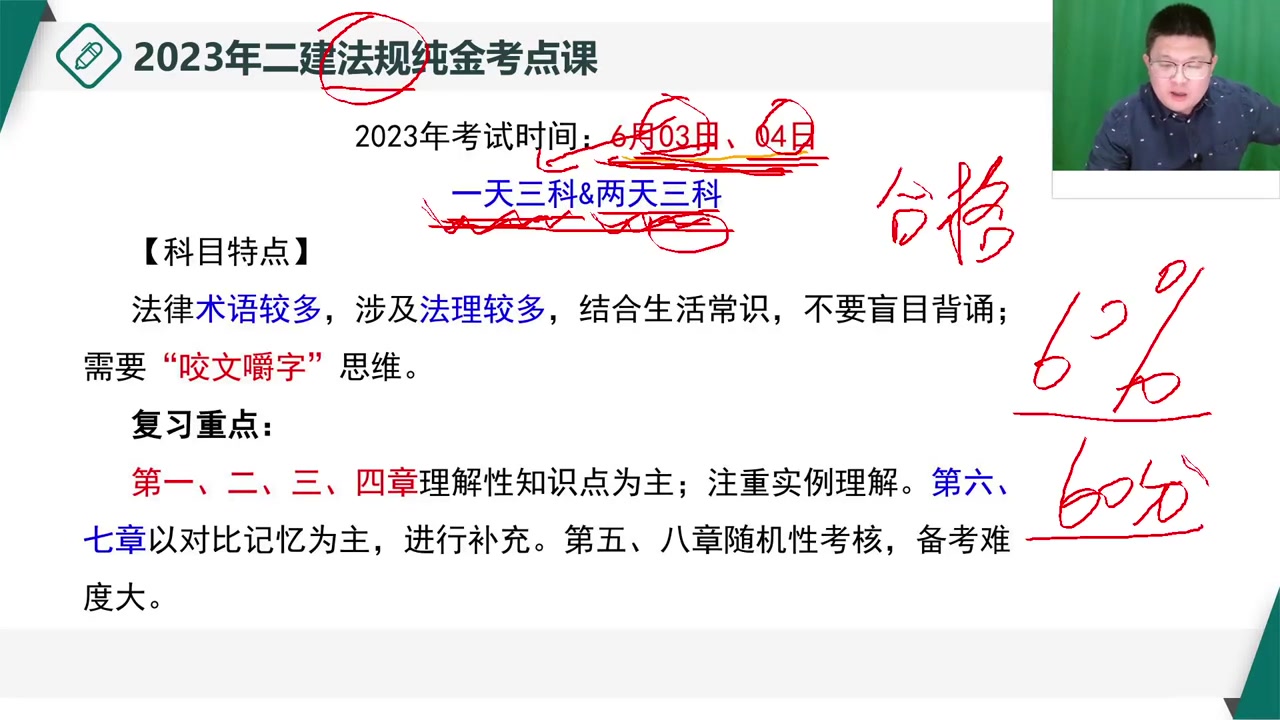 [图]【二建法规】2023年二建法规密训班纯金考点房超【有讲义】