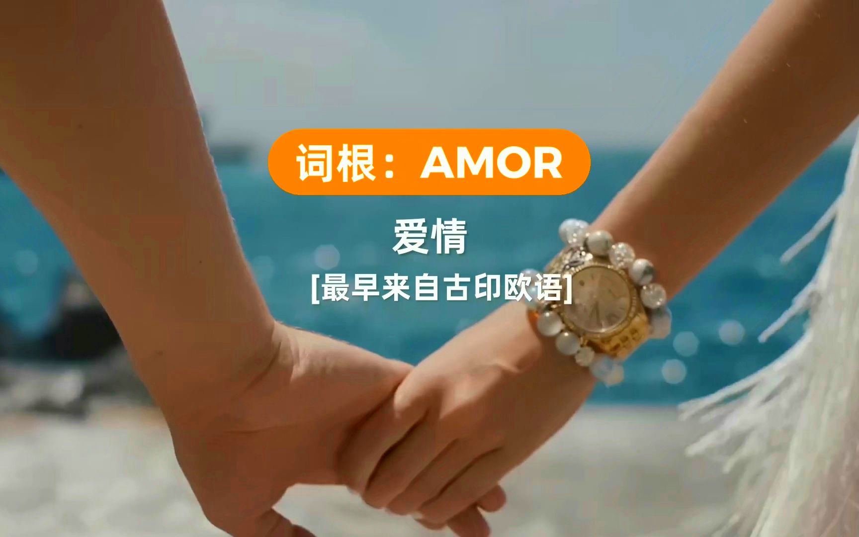 爱不止一个字,还有懂得,包容,烟火:词根AMOR(爱情)的故事哔哩哔哩bilibili