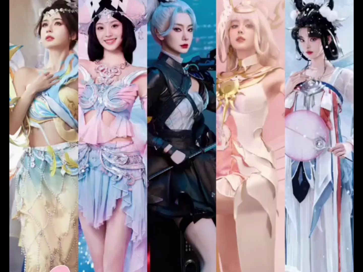 果然官方妆造就是牛 关晓彤 古力娜扎 杨超越 剪辑