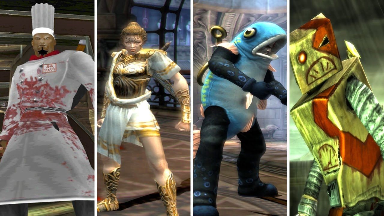 【4k】【战神】1代至升天!全服装演示