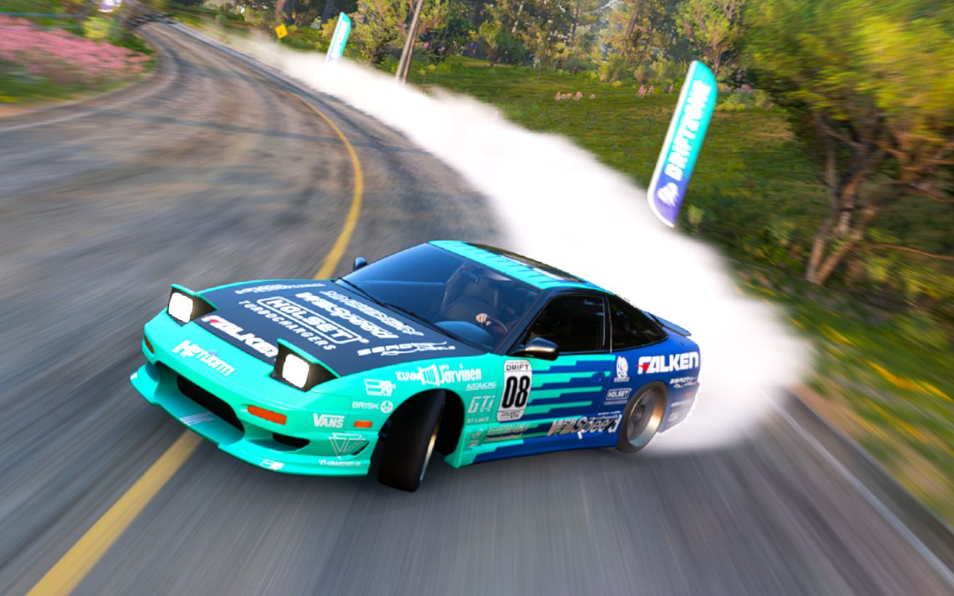 [地平线5] 后驱入门教练车级漂移调教分享(日产240sx se)