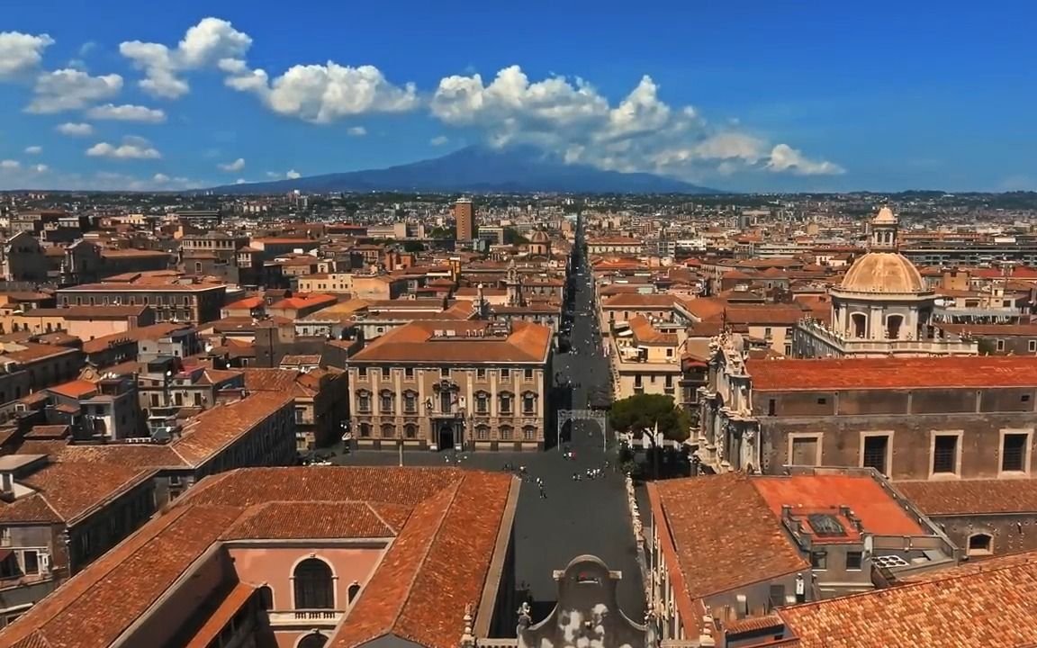 【意大利】西西里岛 卡塔尼亚市 地中海旅行 旅游 vlog