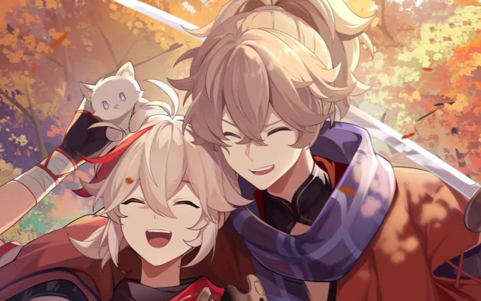 枫原万叶继承友人神之眼成为雷系大c