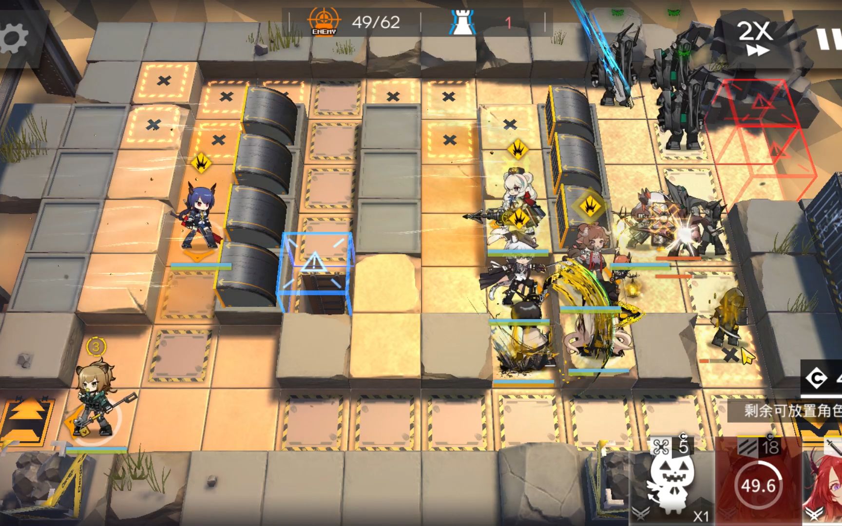 【明日方舟】常驻地图风蚀高地18(羊莺赛刺史)