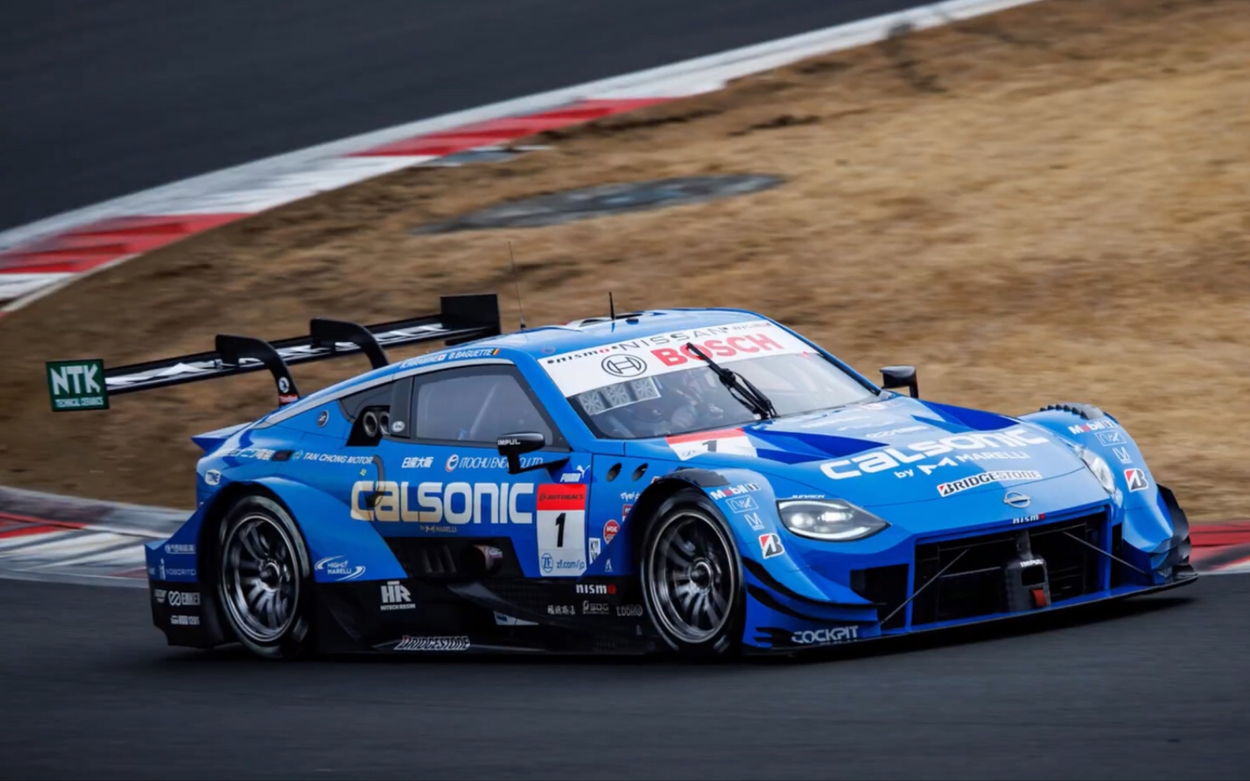 【super gt】2023赛季本田 日产2月富士测试实拍