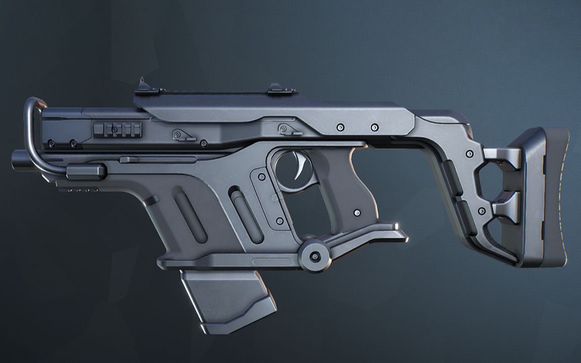 【maya建模】教你零基础制作手枪模型,硬表面基础布线卡线,次世代枪械