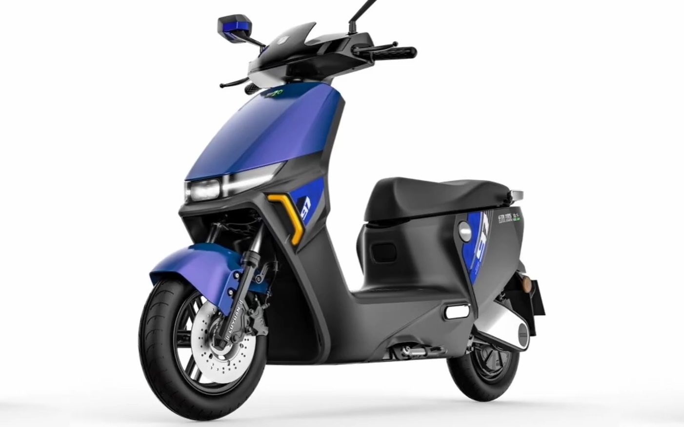 绿源(luyuan)72v26a石墨烯电动摩托车超长续航两轮摩托