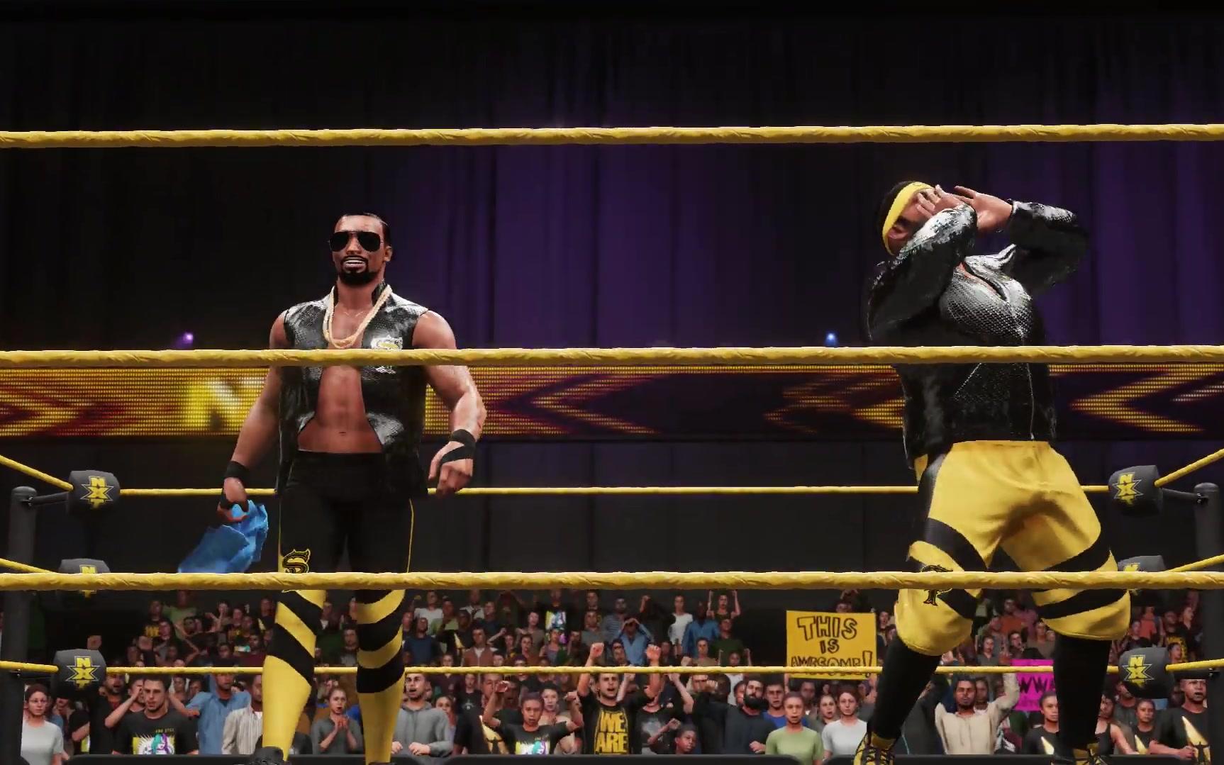 wwe2k18nxt来到奥马哈全民抗击子弹帮全部比赛