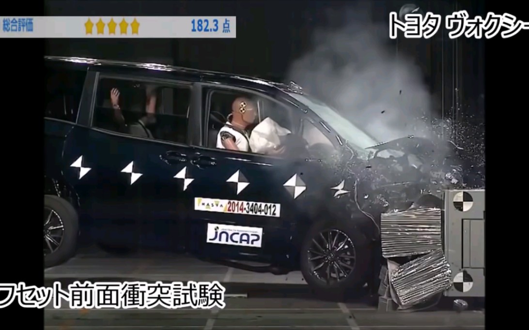 丰田埃尔法碰撞测试
