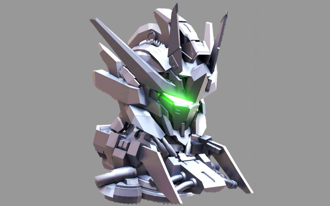 【3dmax建模】次世代动漫机甲头部制作,从0基础开始讲解