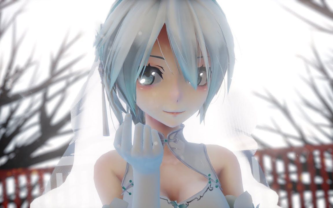 【mmd】「極楽浄土_gokuraku jodo」《花嫁言和》