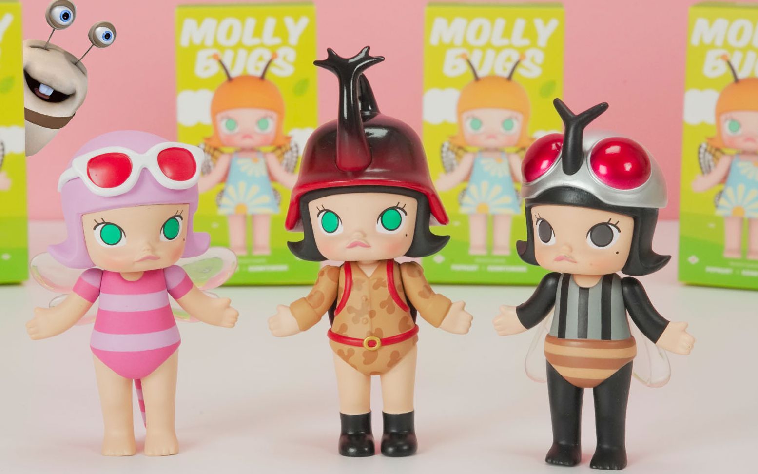 茉莉娃娃昆虫系列盲盒molly惊喜盒