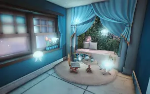 Download Video: 【FF14装修】S房不封层|倾听心声的祷告之地|欧式梦幻蓝色小屋