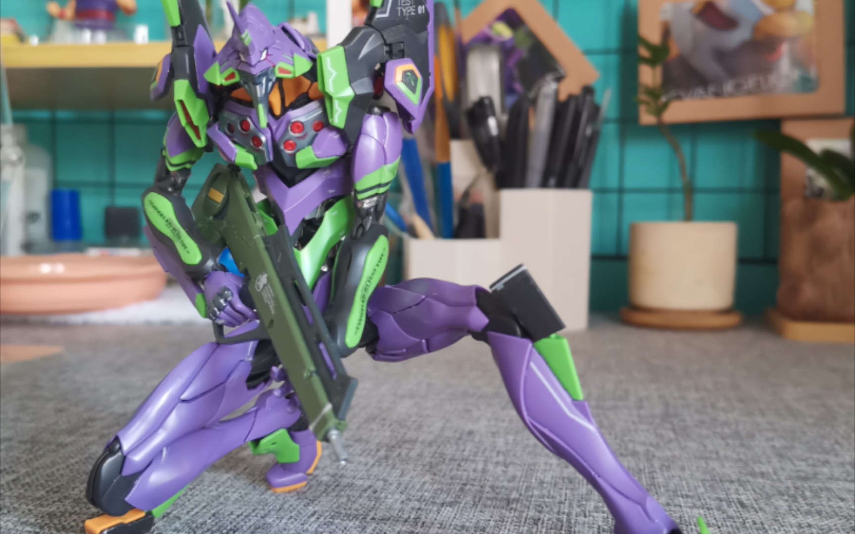 【摆姿】万代rg初号机