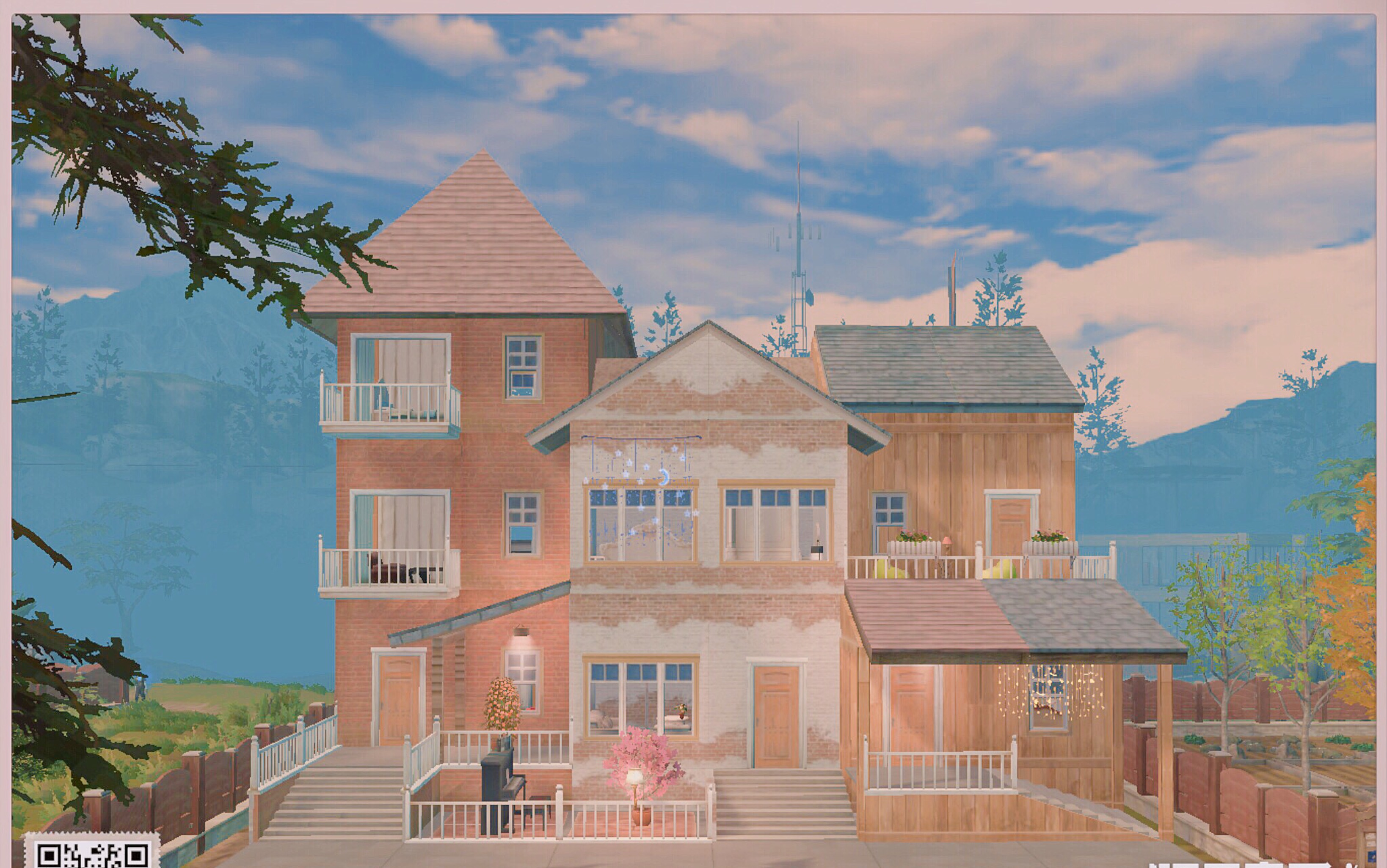 【明日之后 35】联排别墅-星夜街道