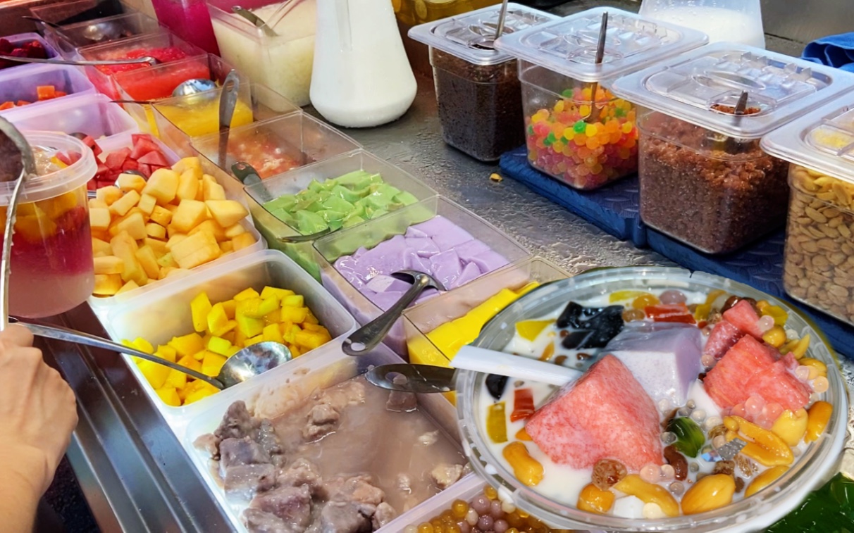 12元一桶的自助水果捞,夏天的快乐很简单!