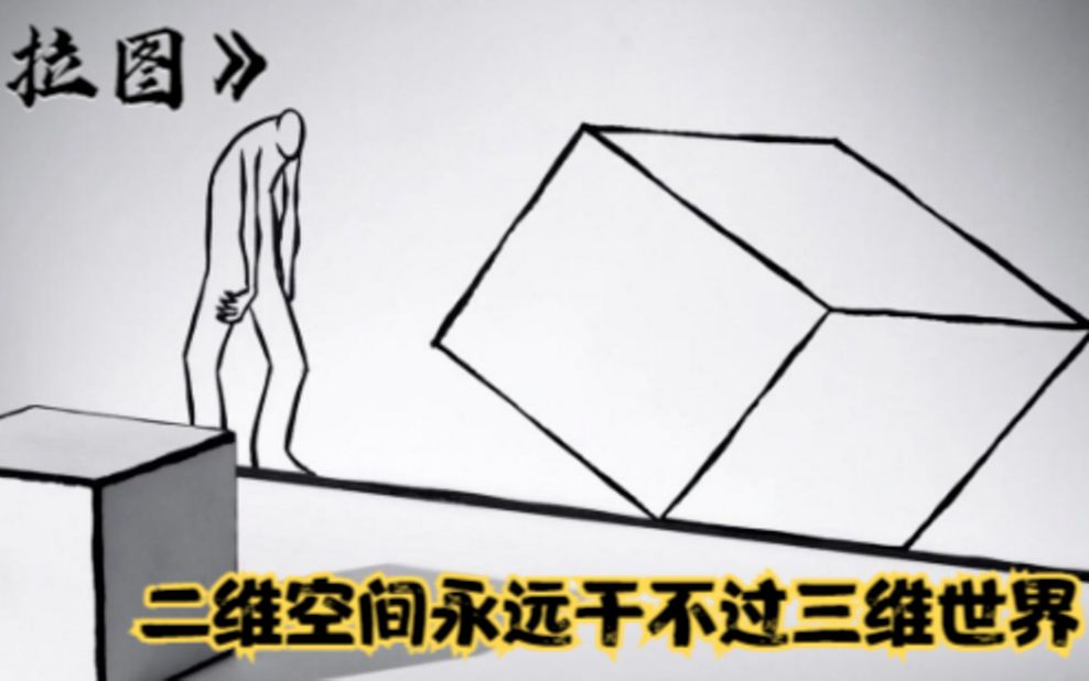 二维空间与三维世界的碰撞,据说只有高智商才能看懂!烧脑动漫!
