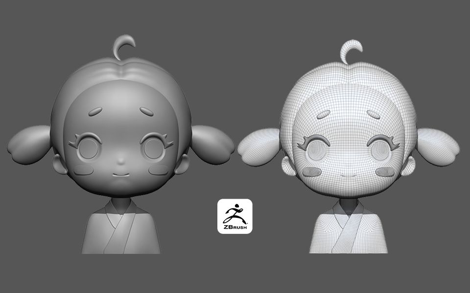 zbrush作品简单图片