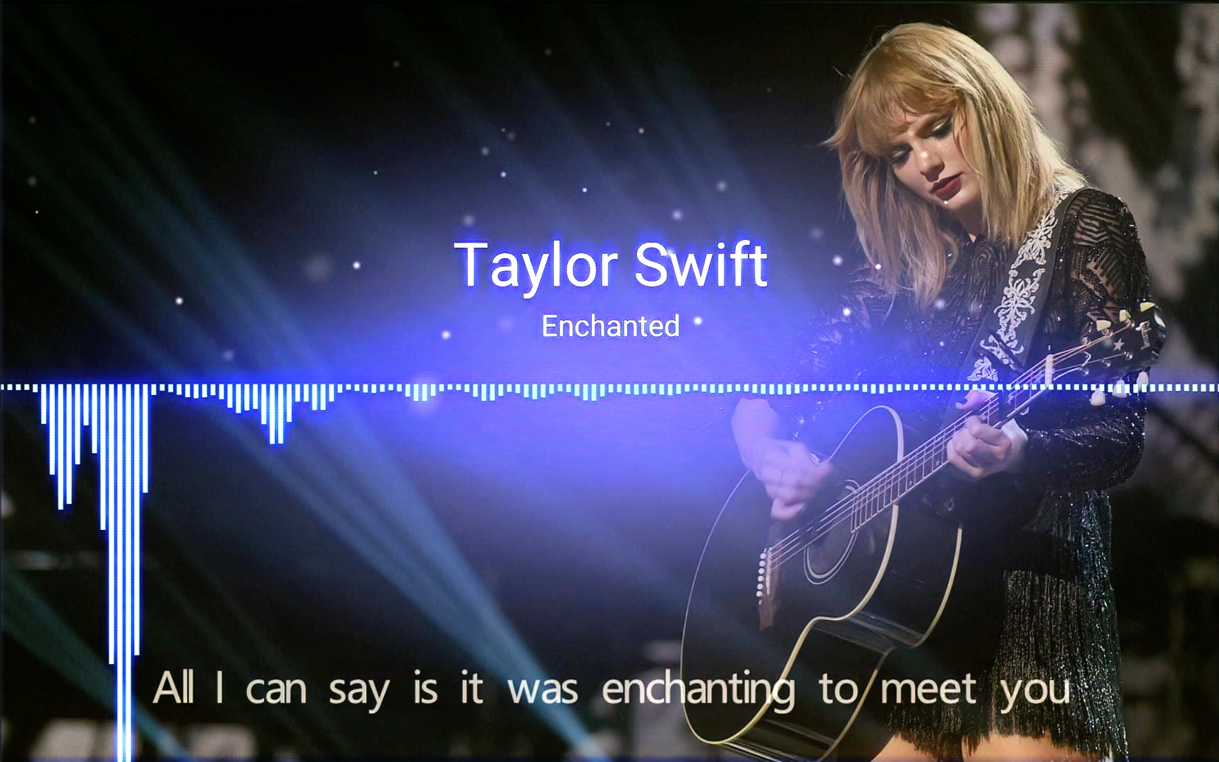 【Taylor Swift】Enchanted 爱情的魔力哔哩哔哩bilibili