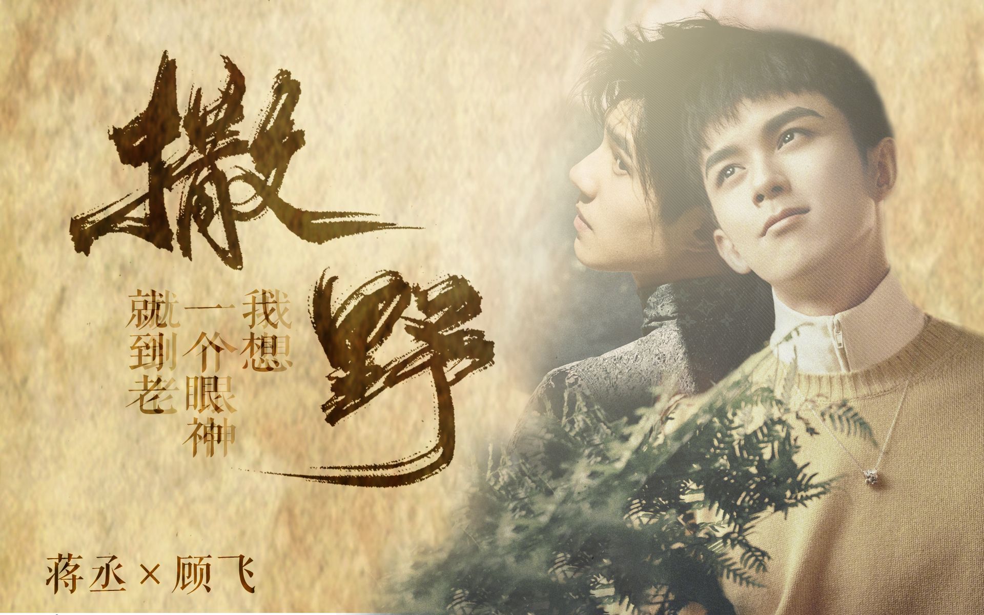 用最喜欢的三石和六元代入了最喜欢的顾飞和蒋丞,私以为他们的气质很