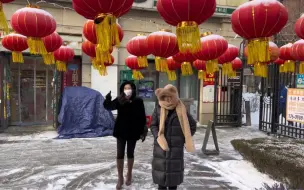 中国婆婆带缅甸儿媳妇逛东北早市