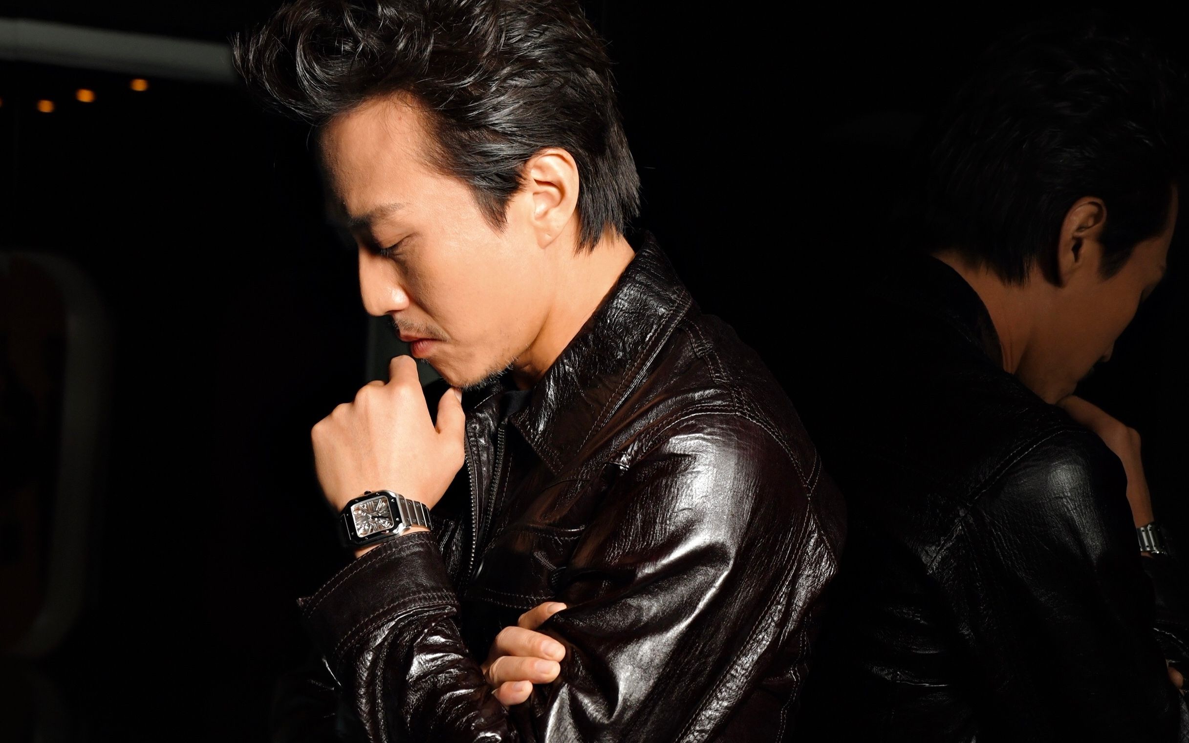 2018年11月22日,邓超出席于上海西岸呈献的卡地亚santos之夜