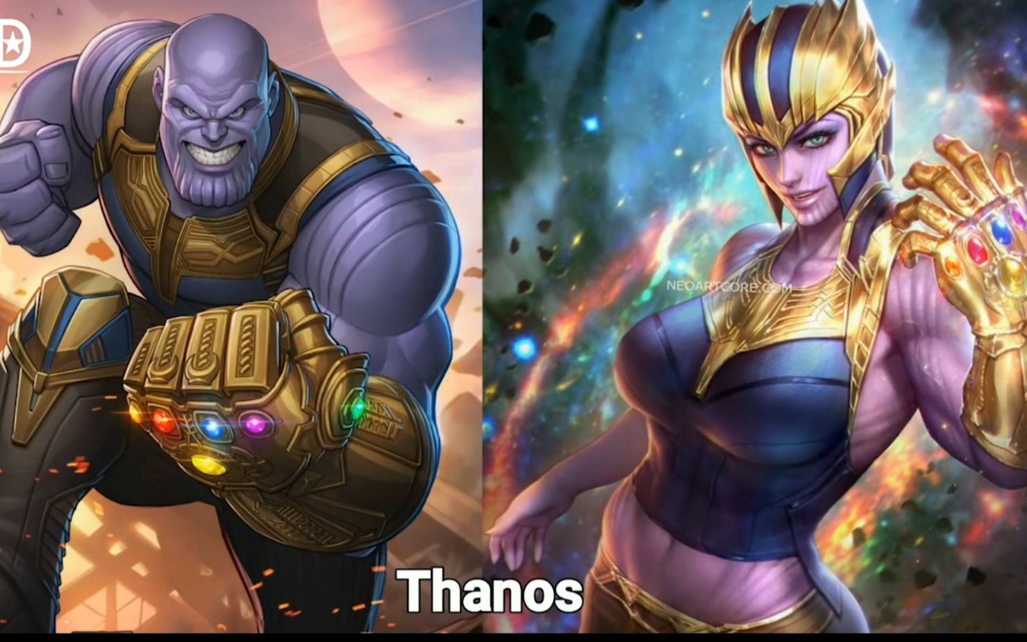 超级英雄集体性转,灭霸这么可爱,你们忍心下手吗?_哔哩哔哩_bilibili