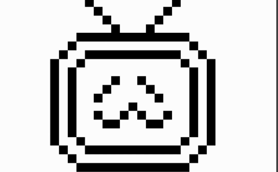 【像素画】我竟然画出了bilibili小电视!